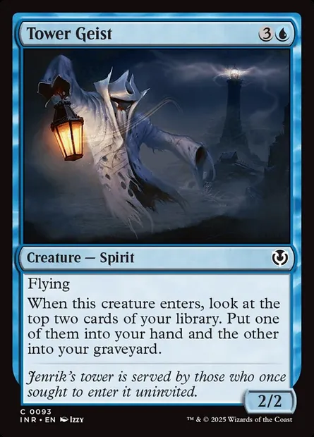 Geist de la tour, carte Magic INR 93 — extension Innistrad Remastered