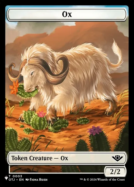 Ox, carte Magic PLST TOTJ-3 — extension The List