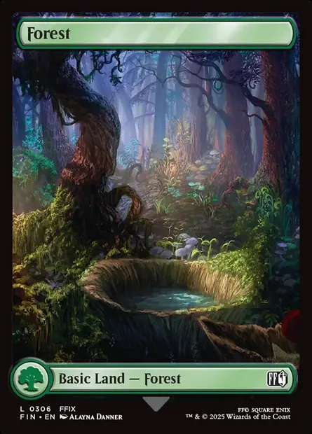 Forest, Magic card FIN 306 — Final Fantasy set