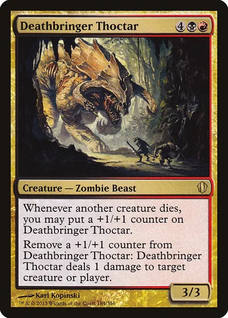 Deathbringer Thoctar, Magic card C13 184 — Commander 2013 set