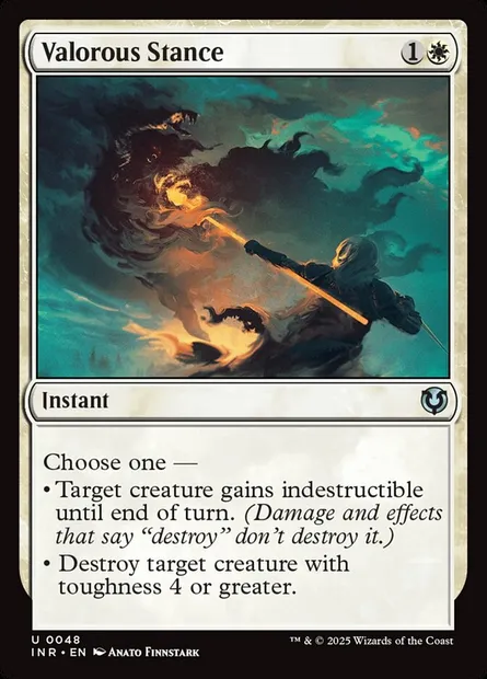 Valorous Stance, Magic card INR 48 — Innistrad Remastered set