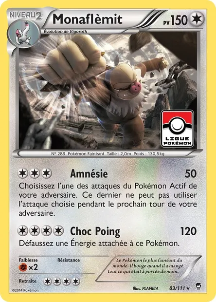 Monaflèmit, carte Pokémon FFI 83 — extension Poings Furieux