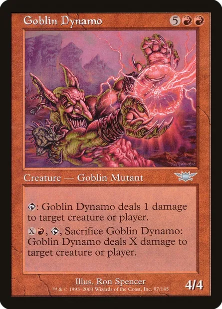 Dynamo gobeline, carte Magic LGN 97 — extension Légions