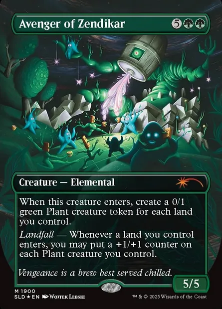 Vengeur de Zendikar, carte Magic SLD 1900 — extension Secret Lair Drop