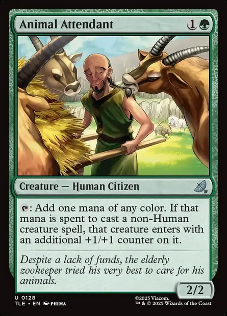 Animal Attendant, Magic card TLE 128 — Avatar: The Last Airbender Eternal set