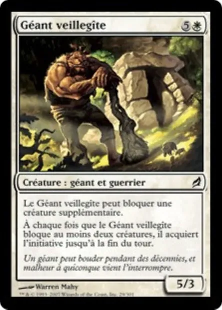 Géant veillegîte, carte Magic LRW 29 — extension Lorwyn