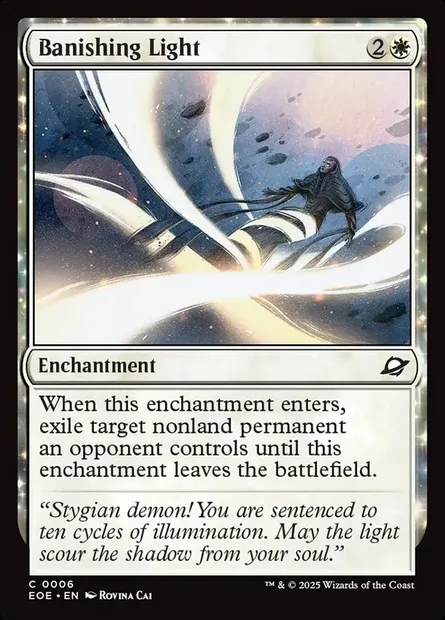 Banishing Light, Magic card EOE 6 — Edge of Eternities set