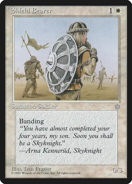 Shield Bearer, Magic card ICE 52 — Ice Age set