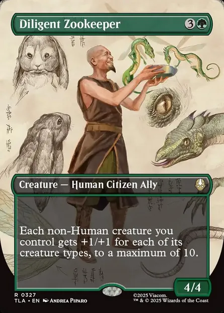 Diligent Zookeeper, Magic card TLA 327 — Avatar: The Last Airbender set