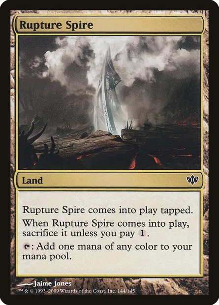 Rupture Spire, Magic card CON 144 — Conflux set