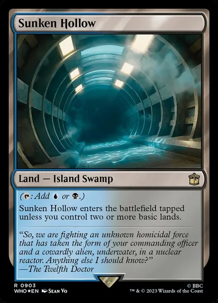 Sunken Hollow, Magic card WHO 903 — Doctor Who set