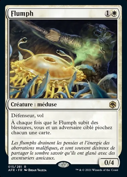 Flumph, carte Magic AFR 15 — extension Forgotten Realms: Aventures dans les Royaumes Oubliés