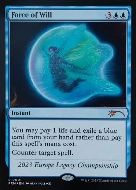 Force of Will, Magic card OLGC 2023EU — Legacy Championship set