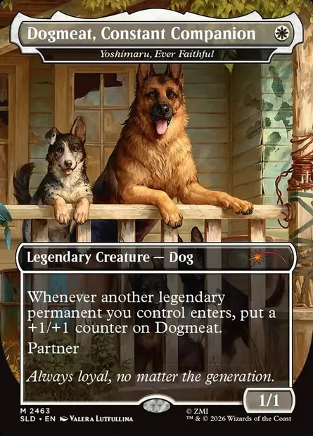 Yoshimaru, toujours fidèle, carte Magic SLD 2463 — extension Secret Lair Drop