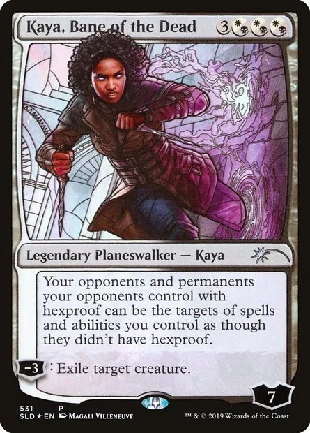 Kaya, fléau des morts, carte Magic SLD 531 — extension Secret Lair Drop