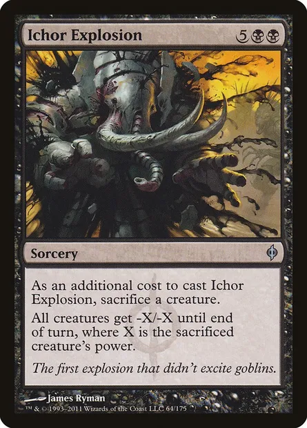 Ichor Explosion, Magic card NPH 64 — New Phyrexia set