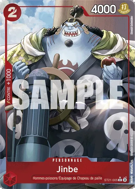 Jinbe, carte One Piece ST21-005 — extension GEAR 5TH
