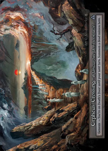 Orpheus' Crossing, Sorcery card GOT 411 — Gothic set