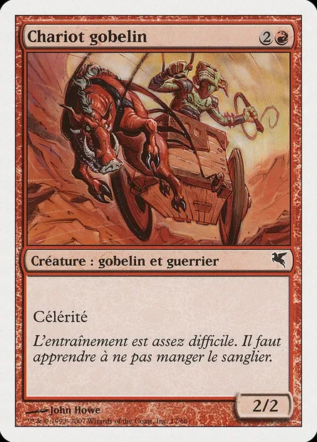 Chariot gobelin, carte Magic PSAL I17 — extension Salvat 2005