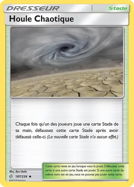 Houle Chaotique, carte Pokémon CEC 187 — extension Éclipse Cosmique
