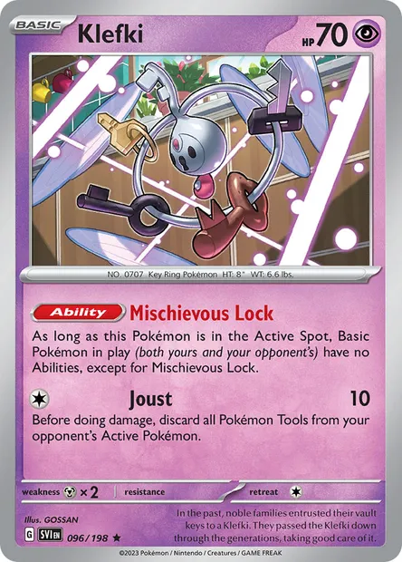 Klefki, Pokémon card SVI 096 — Scarlet & Violet set