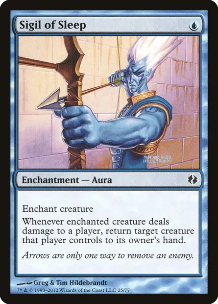 Sigil of Sleep, Magic card DDI 25 — Duel Decks: Venser vs. Koth set