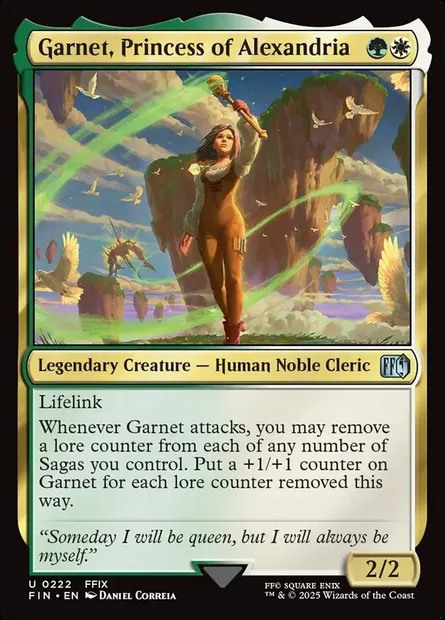 Garnet, Princess of Alexandria, Magic card FIN 222 — Final Fantasy set
