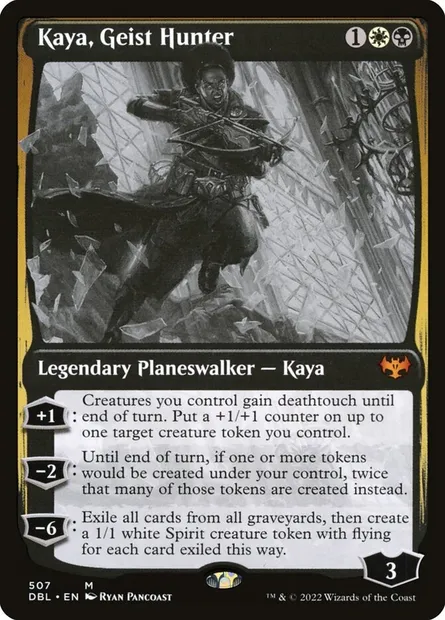 Kaya, Geist Hunter, Magic card DBL 507 — Innistrad: Double Feature set