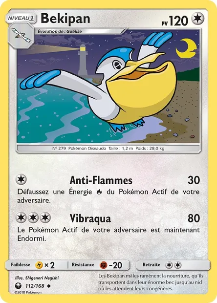 Bekipan, carte Pokémon CES 112 — extension Tempête Céleste