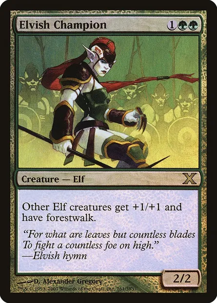 Elvish Champion, Magic card 10E 261★ — Tenth Edition set