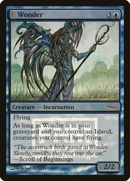 Wonder, Magic card F07 5 — Friday Night Magic 2007 set