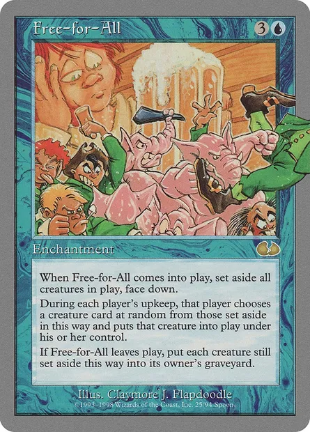 Free-for-All, carte Magic UGL 25 — extension Unglued