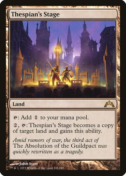Thespian's Stage, Magic card GTC 248 — Gatecrash set