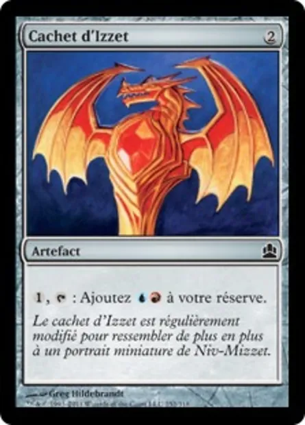 Cachet d'Izzet, carte Magic CMD 252 — extension Commander 2011