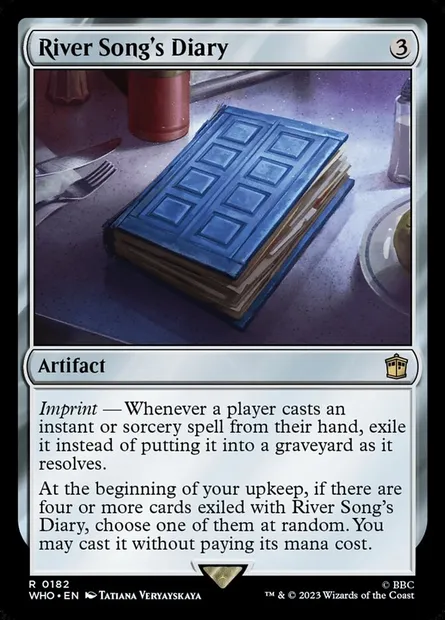 River Song's Diary, Magic card WHO 182 — Doctor Who set