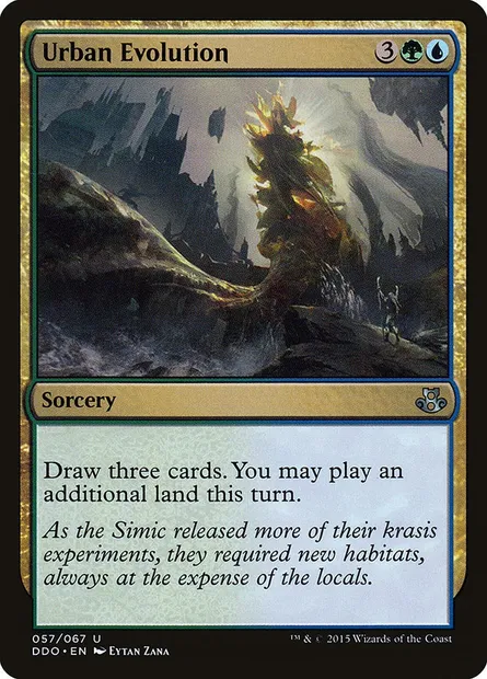 Urban Evolution, Magic card DDO 57 — Duel Decks: Elspeth vs. Kiora set