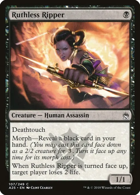 Ruthless Ripper, Magic card A25 107 — Masters 25 set
