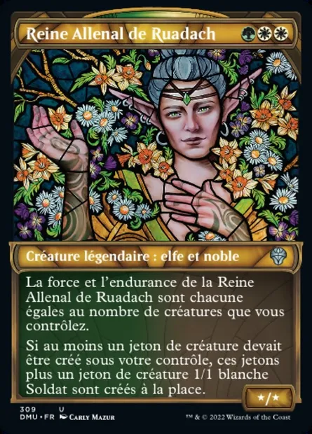 Reine Allenal de Ruadach, carte Magic DMU 309 — extension Dominaria Uni