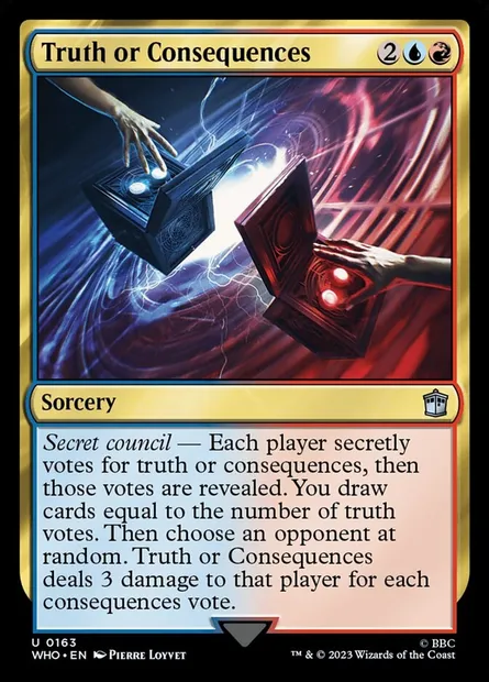 Truth or Consequences, Magic card WHO 163 — Doctor Who set