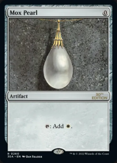 Mox Pearl, Magic card 30A 260 — 30th Anniversary Edition set