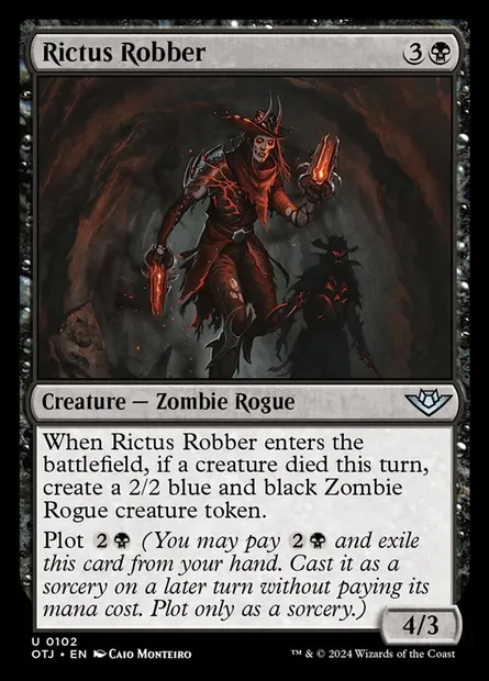 Rictus Robber, Magic card OTJ 102 — Outlaws of Thunder Junction set