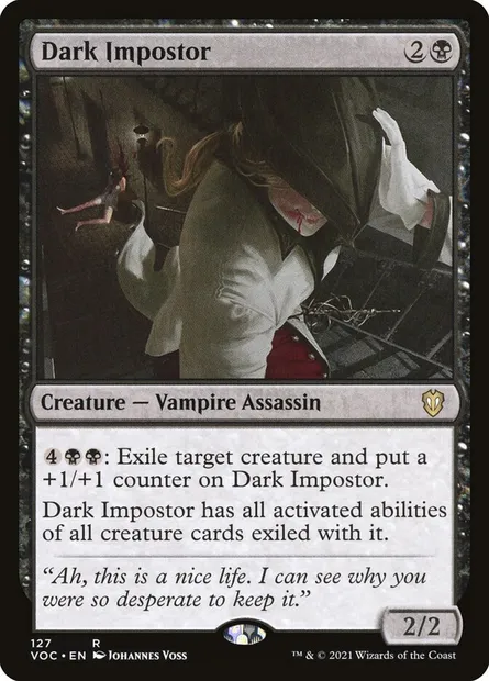 Dark Impostor, Magic card VOC 127 — Crimson Vow Commander set