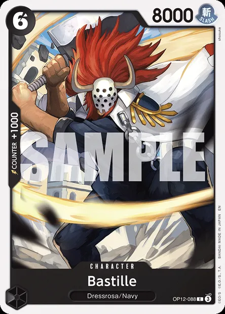 Bastille, One Piece card OP12-088 — LEGACY OF THE MASTER set