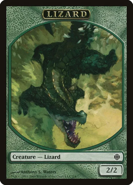 Lizard, Magic card TARB 2 — Alara Reborn Tokens set
