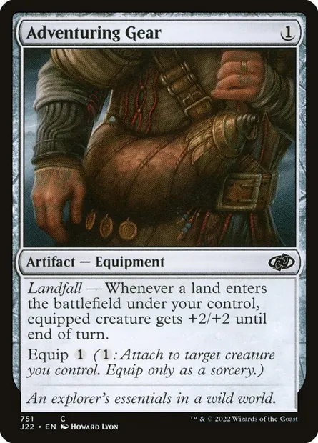 Adventuring Gear, Magic card J22 751 — Jumpstart 2022 set