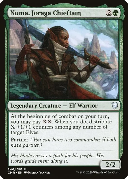Numa, Joraga Chieftain, Magic card CMR 246 — Commander Legends set