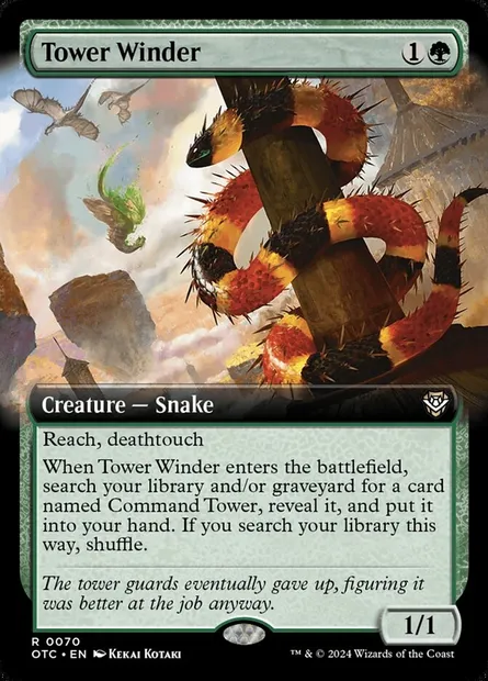Tower Winder, Magic card OTC 70 — Outlaws of Thunder Junction Commander set
