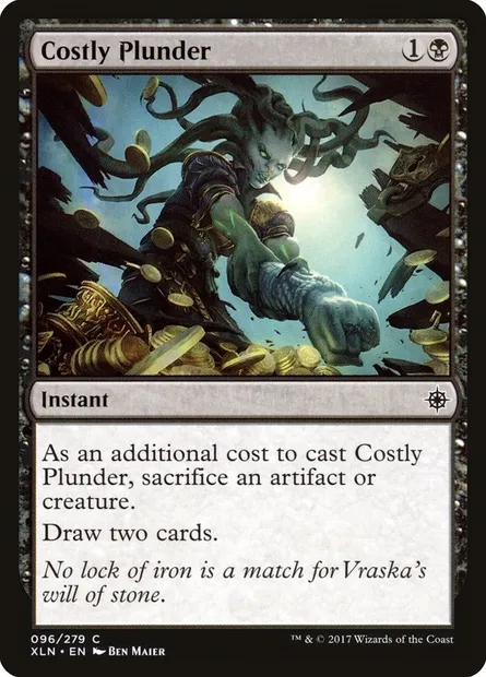 Costly Plunder, Magic card XLN 96 — Ixalan set