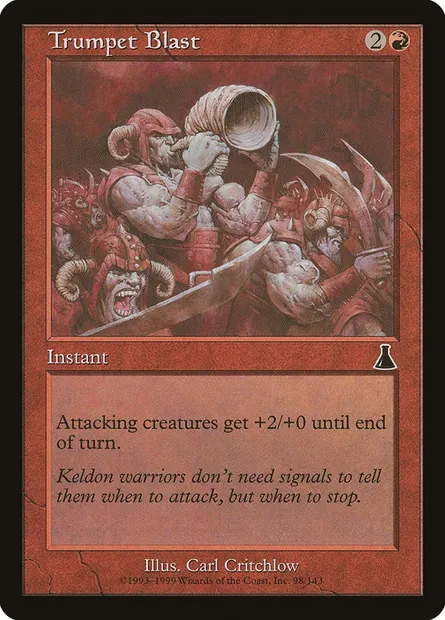 Sonnerie de Trompe, carte Magic UDS 98 — extension Destinée d'Urza
