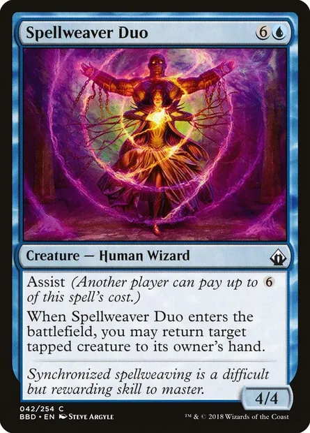 Spellweaver Duo, Magic card BBD 42 — Battlebond set